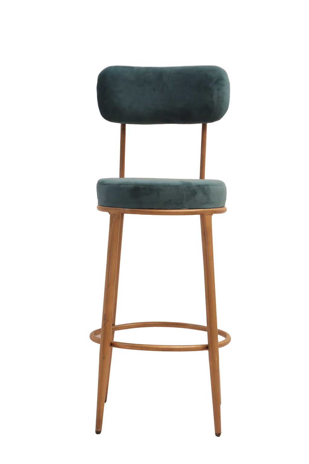 Gilded Hourglass Stool