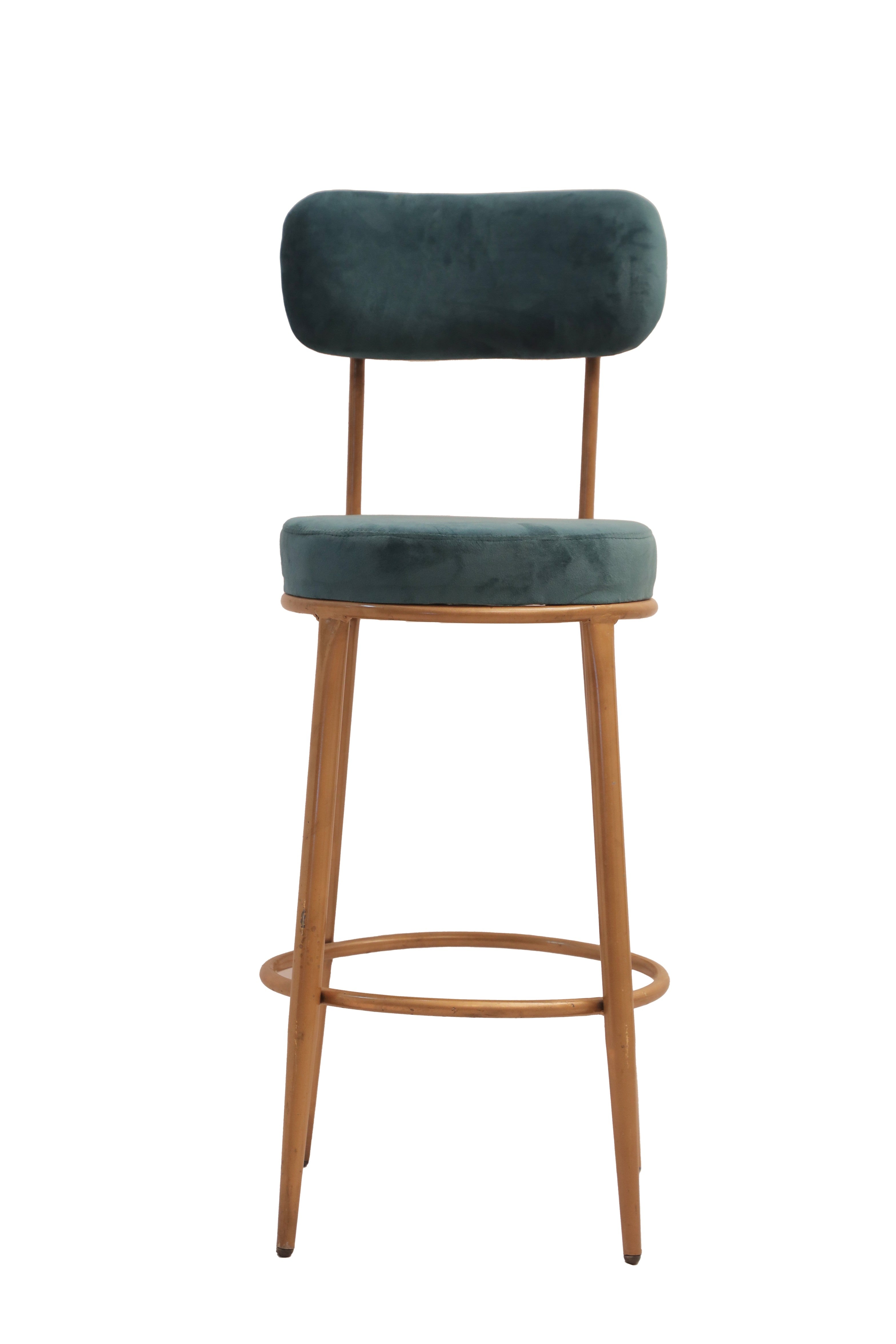Gilded Hourglass Stool