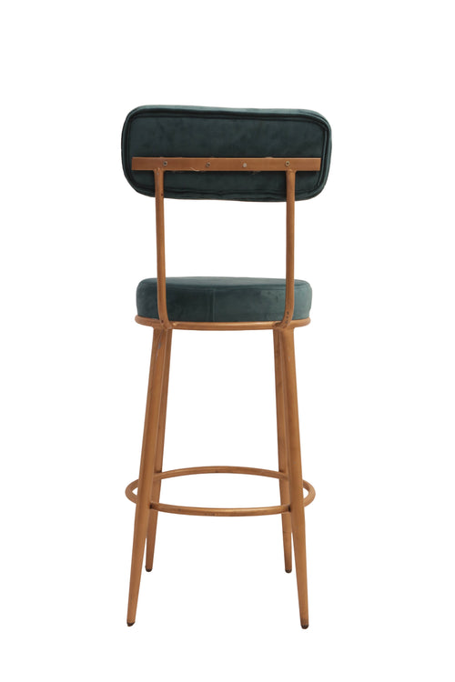 Gilded Hourglass Stool
