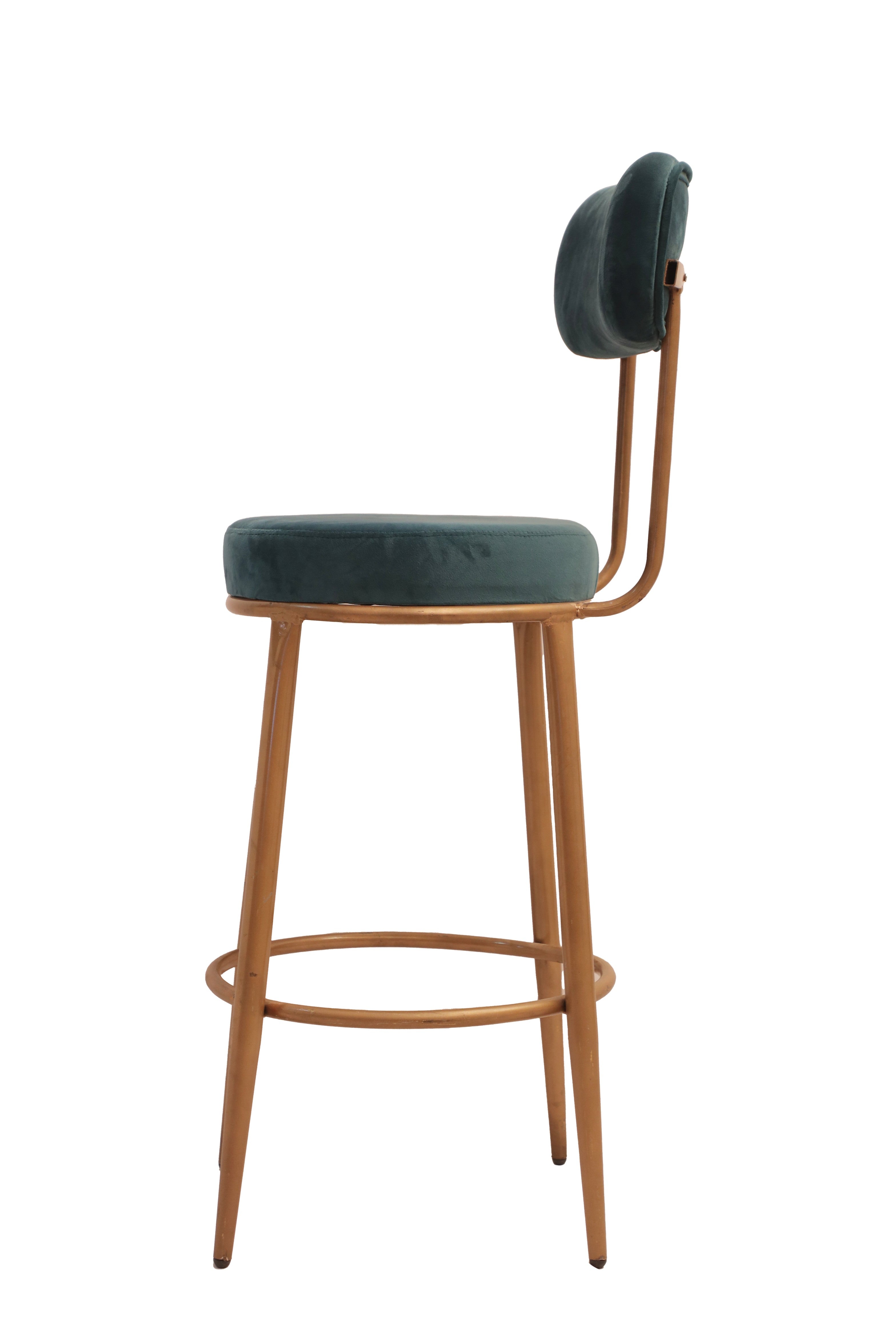 Gilded Hourglass Stool