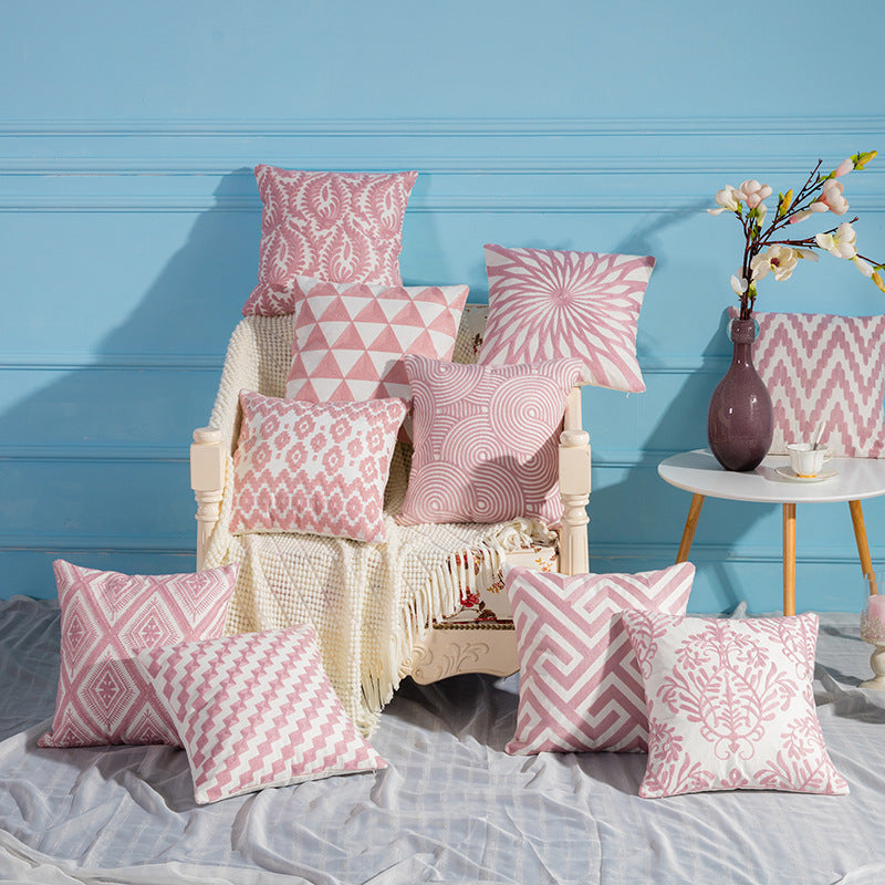 Geo Stitch Cushion