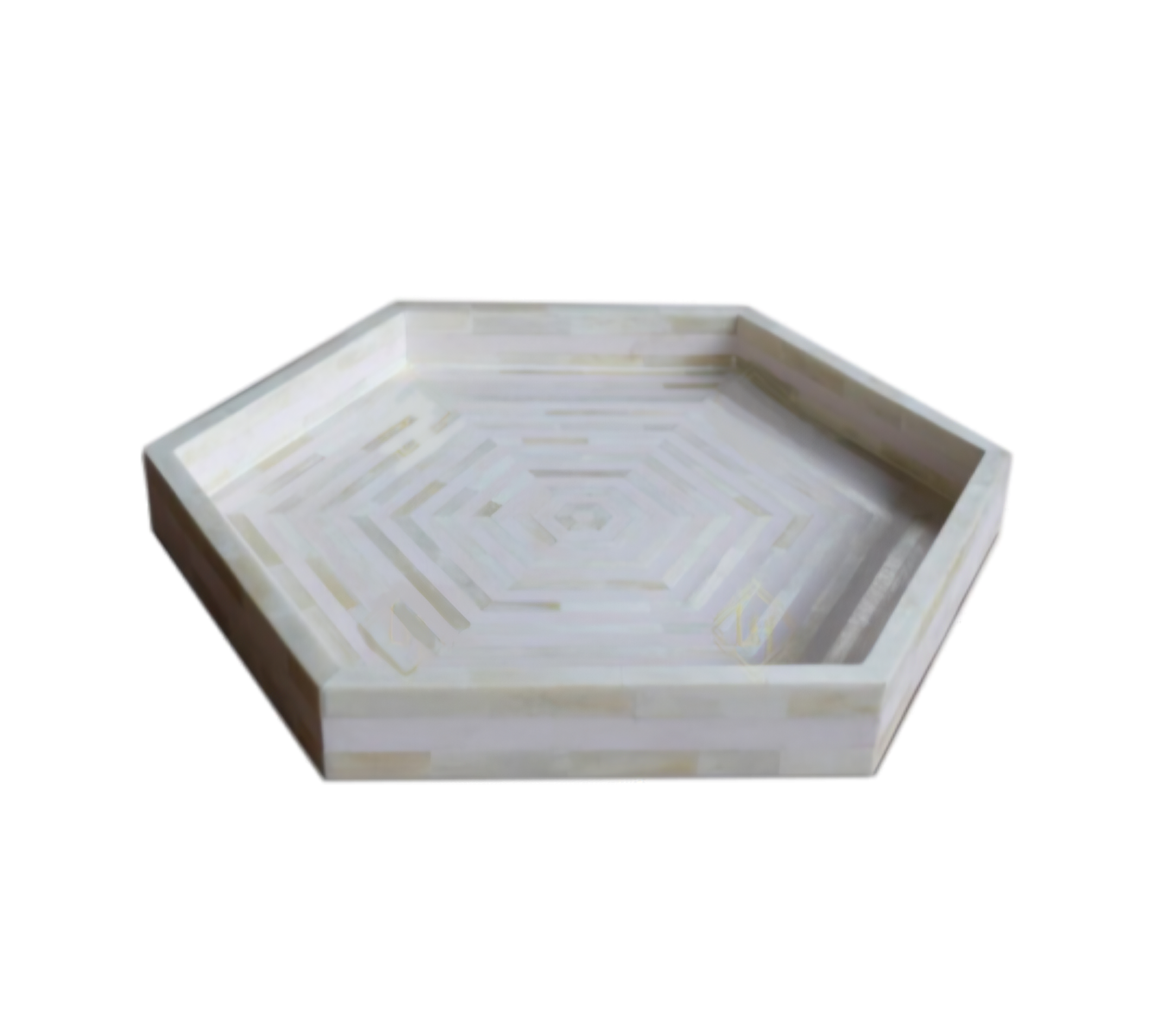 Ivory Arbor Hex Tray