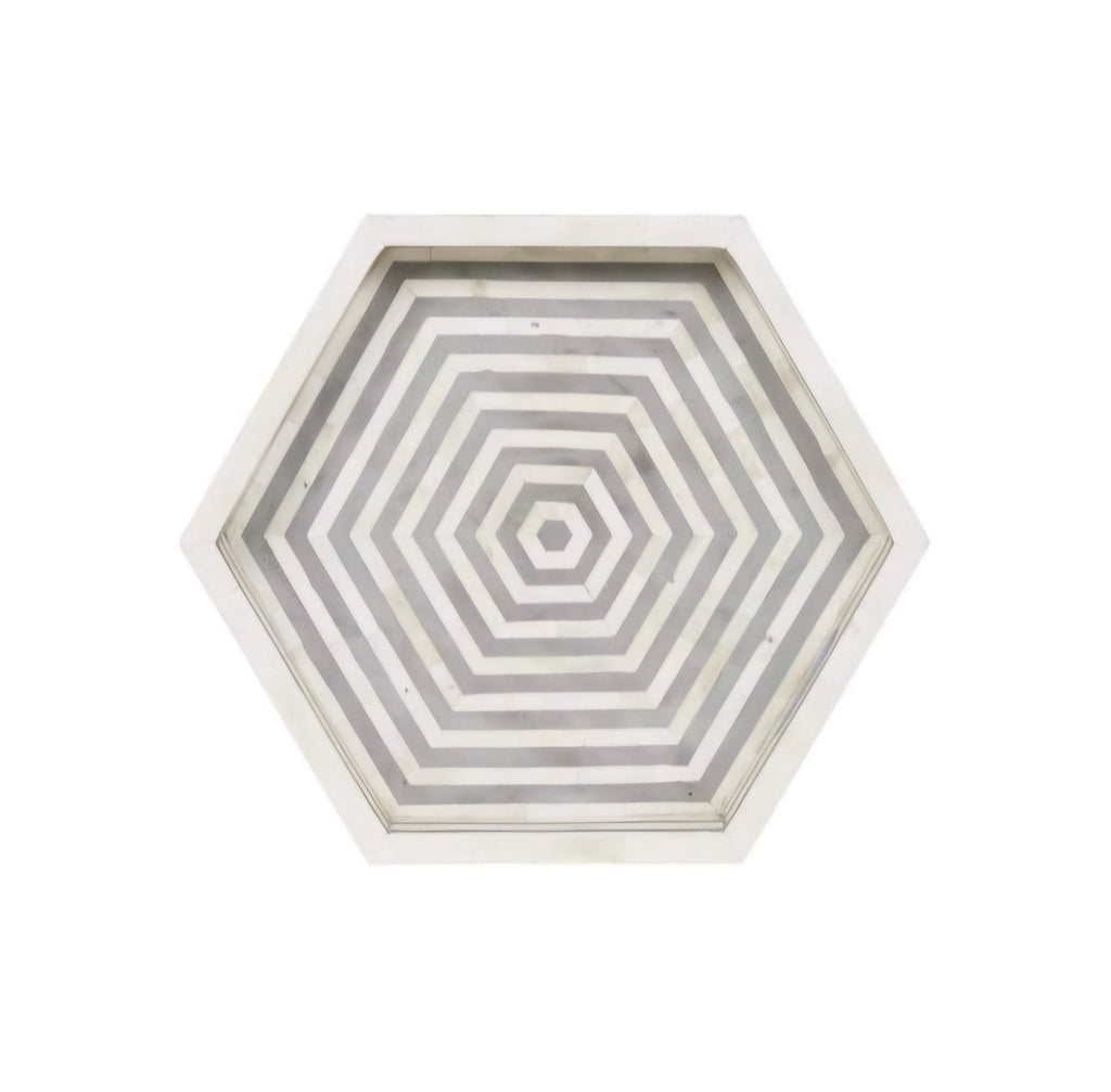 Ivory Arbor Hex Tray