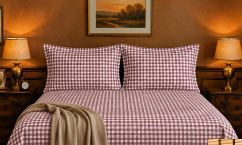 Checks & Stripes Bedsheet Set